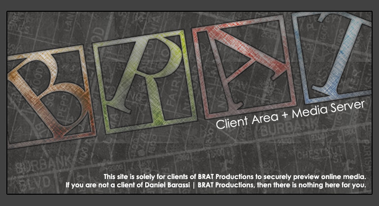 BRAT Productions :: Client Area